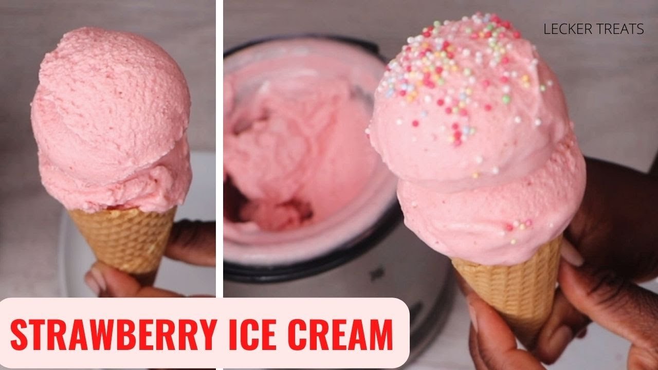Best Homemade STRAWBERRY ICE CREAM | Healthy Kid Friendly Recipe Using The WMF KitchenMinis