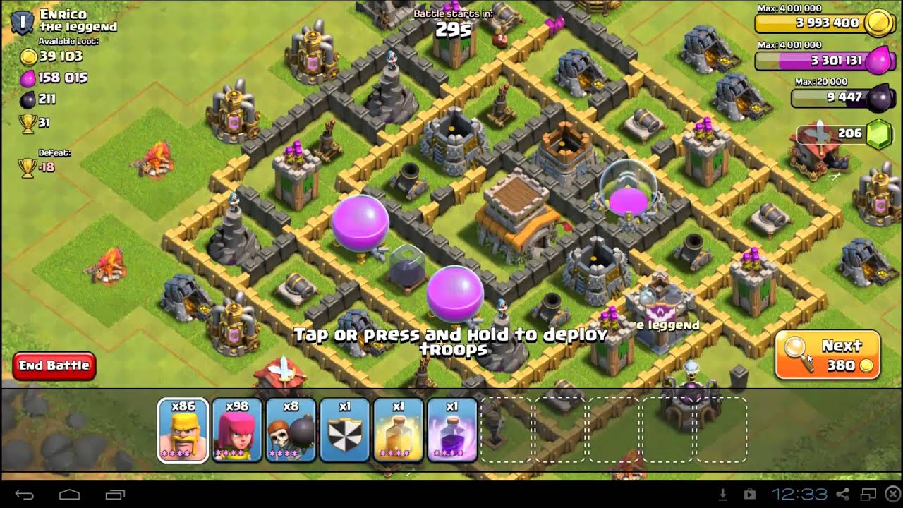 Clash of Clans Town Hall 7 Dark Elixir Farming Guide TH7 DE