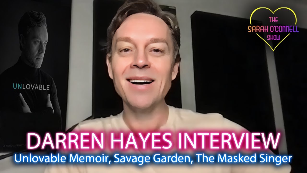 Darren Hayes interview - Unlovable Memoir, Savage Garden Darren's Version, The Masked Singer, Tour