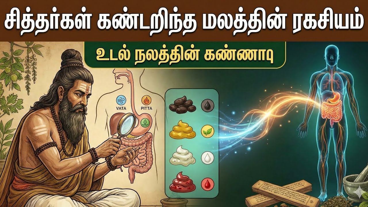 மலம் உடலின் உள்நிலை காட்டும் கண்ணாடி இயந்திரம் இல்லா அறிவியல்