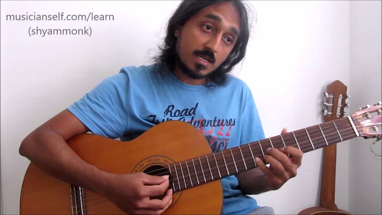 How to Madai thiranthu Guitar: Ilayaraja Minor scale Song Swaras Notes for Singers and Instruments