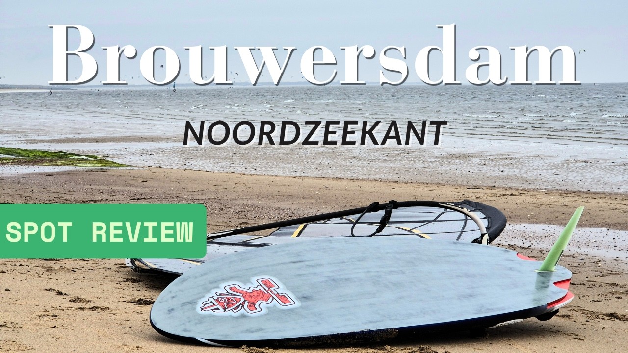 De Noordzeekant van Brouwersdam | 50+ km/u Pure Windsurfvibes