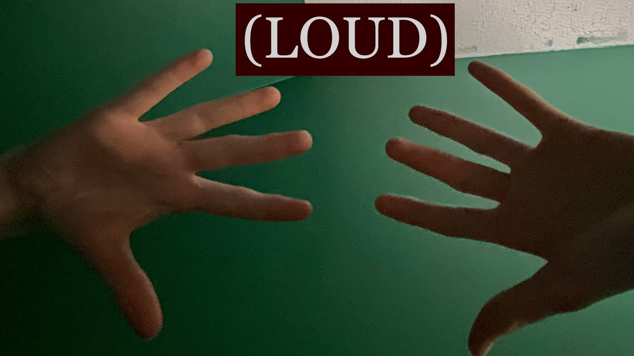 ASMR lofi screen tapping + hand sounds