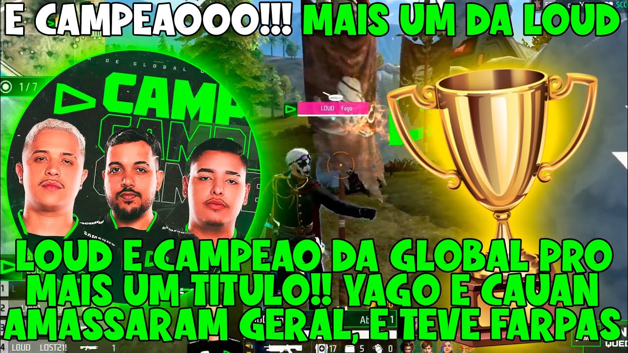 &Eacute; A TROPA, MAIS UM TITULO!! LOUD &Eacute; A GRANDE CAMPE&Atilde;!!! YAGO E CAUAN AMASSOU E TEVE BANDEIR&Atilde;O PRA PAIN