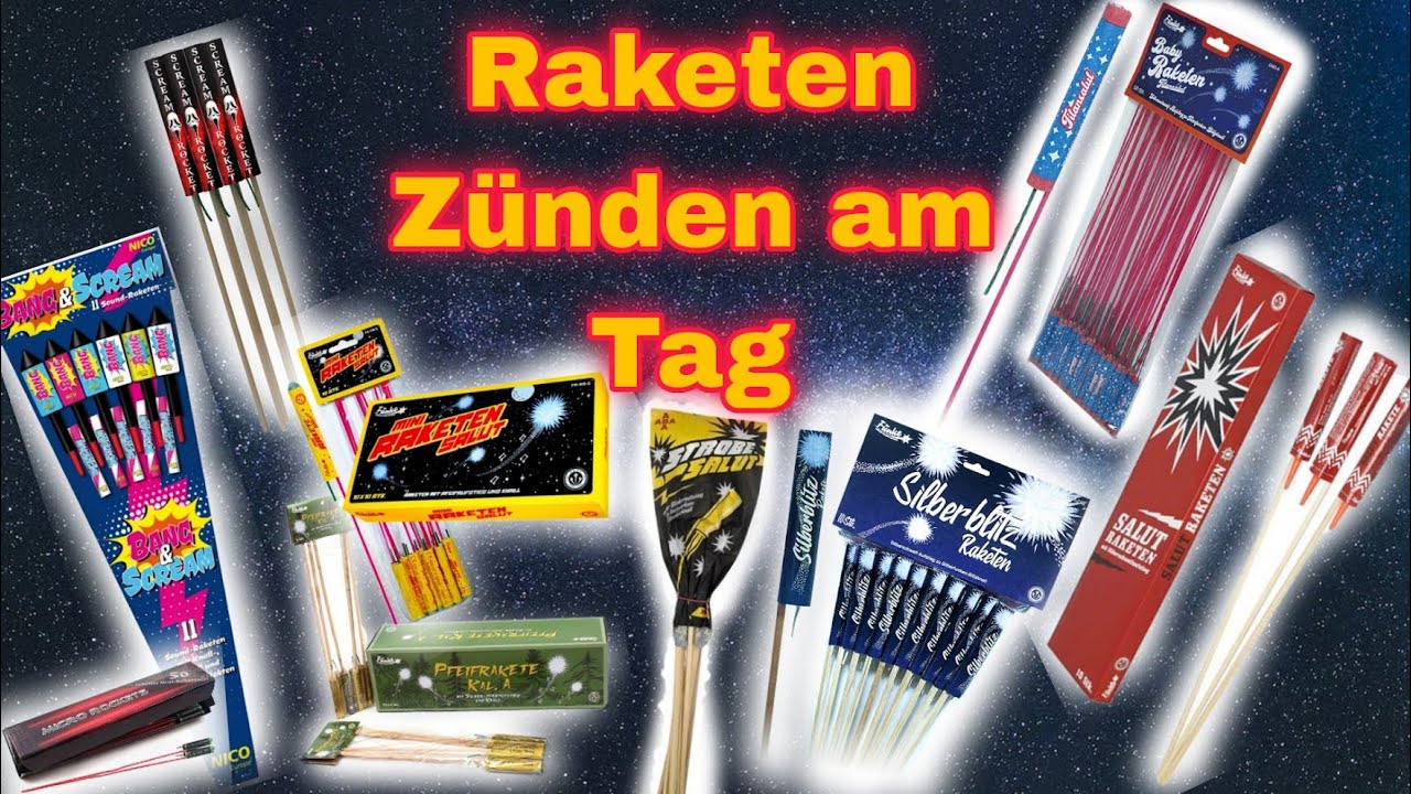 Raketen zünden am tag 🚀💥