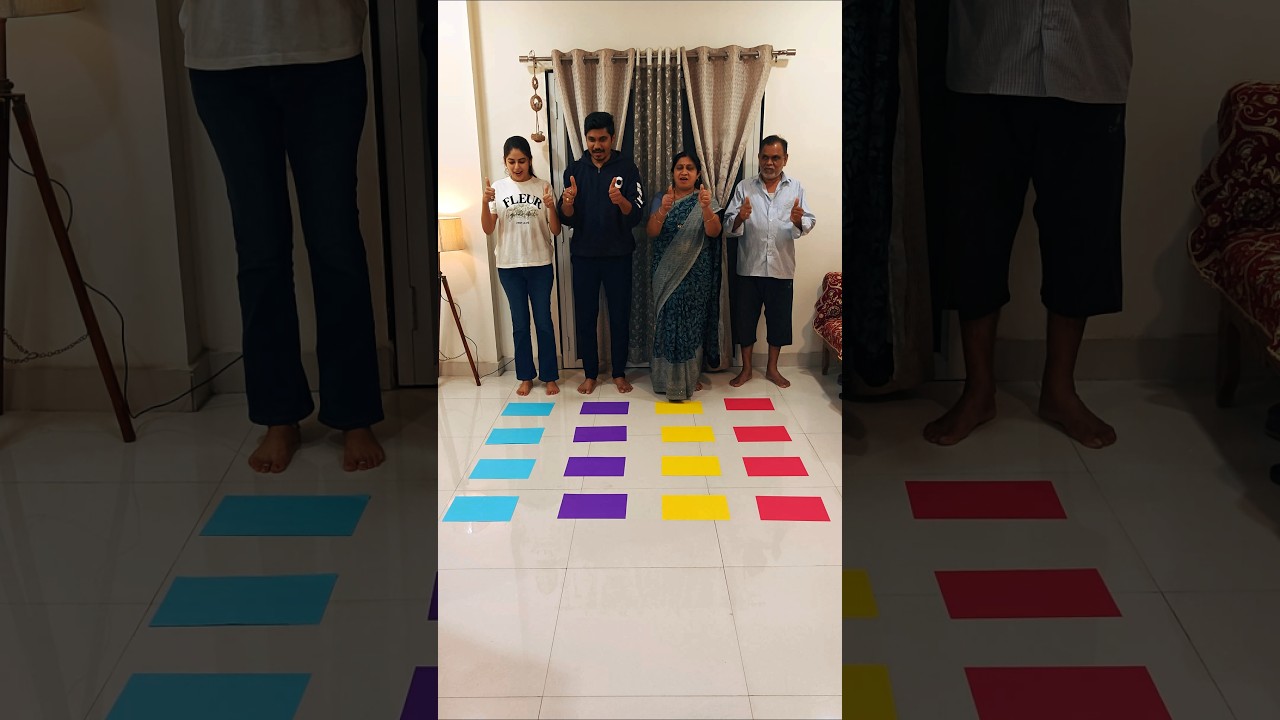 Color Dice Race Fun Family Game!#shorts #homegameverse #viral #trending #familygames #partygames