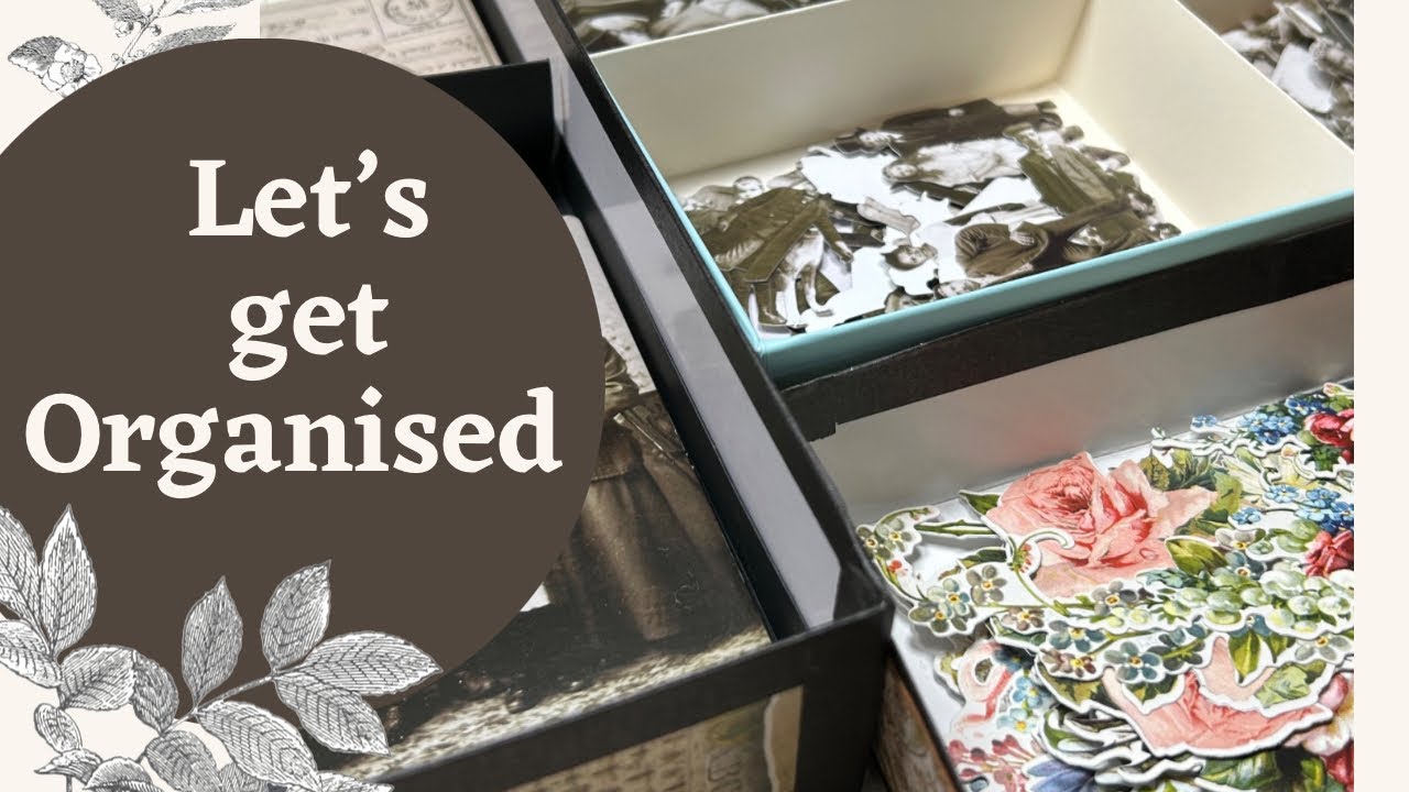EPHEMERA ORGANISER - with flexi dividers - upcycle any box