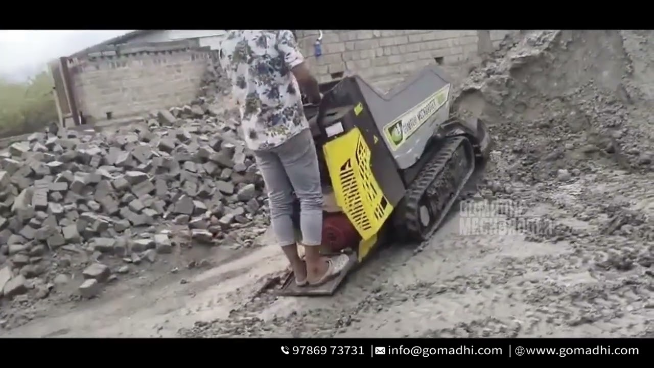 MD01 DUMPER - Application : BRICKS & BLOCKS - Mini Dumper