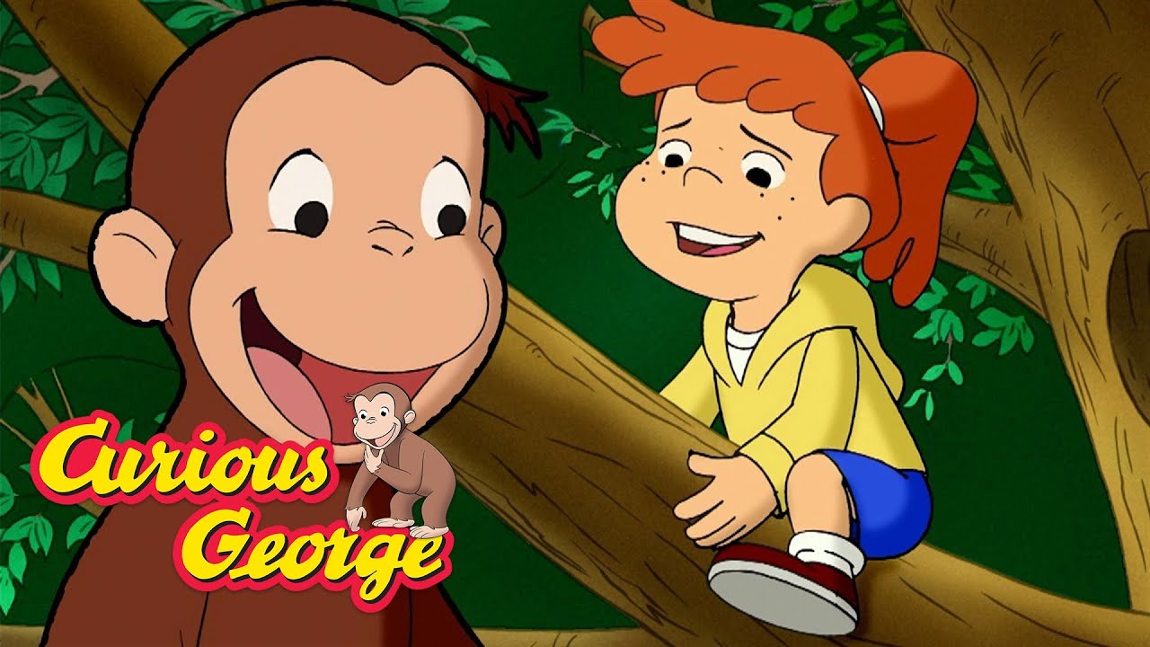 Stuck in a Tree! 🐵 Curious George 🐵 Kids Cartoon 🐵 Kids Movies