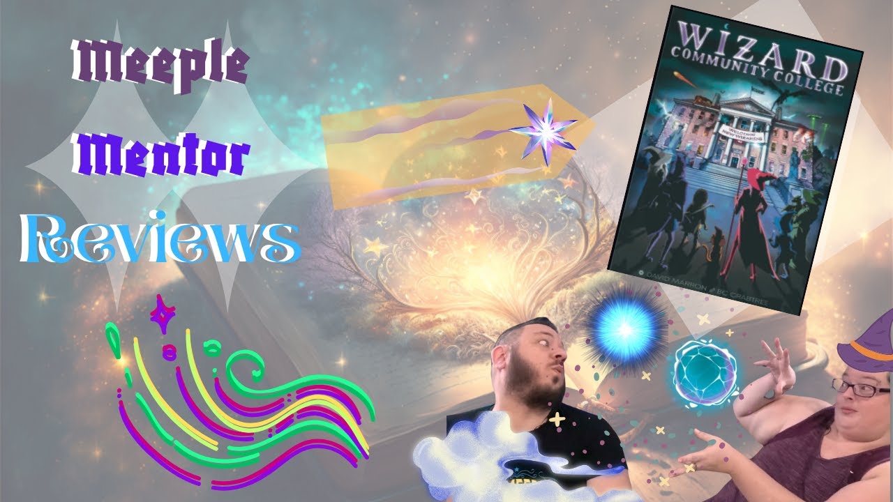 Волшебный хаос! 🪄 Обзор колледжа волшебников! 👀 Наставник Meeple