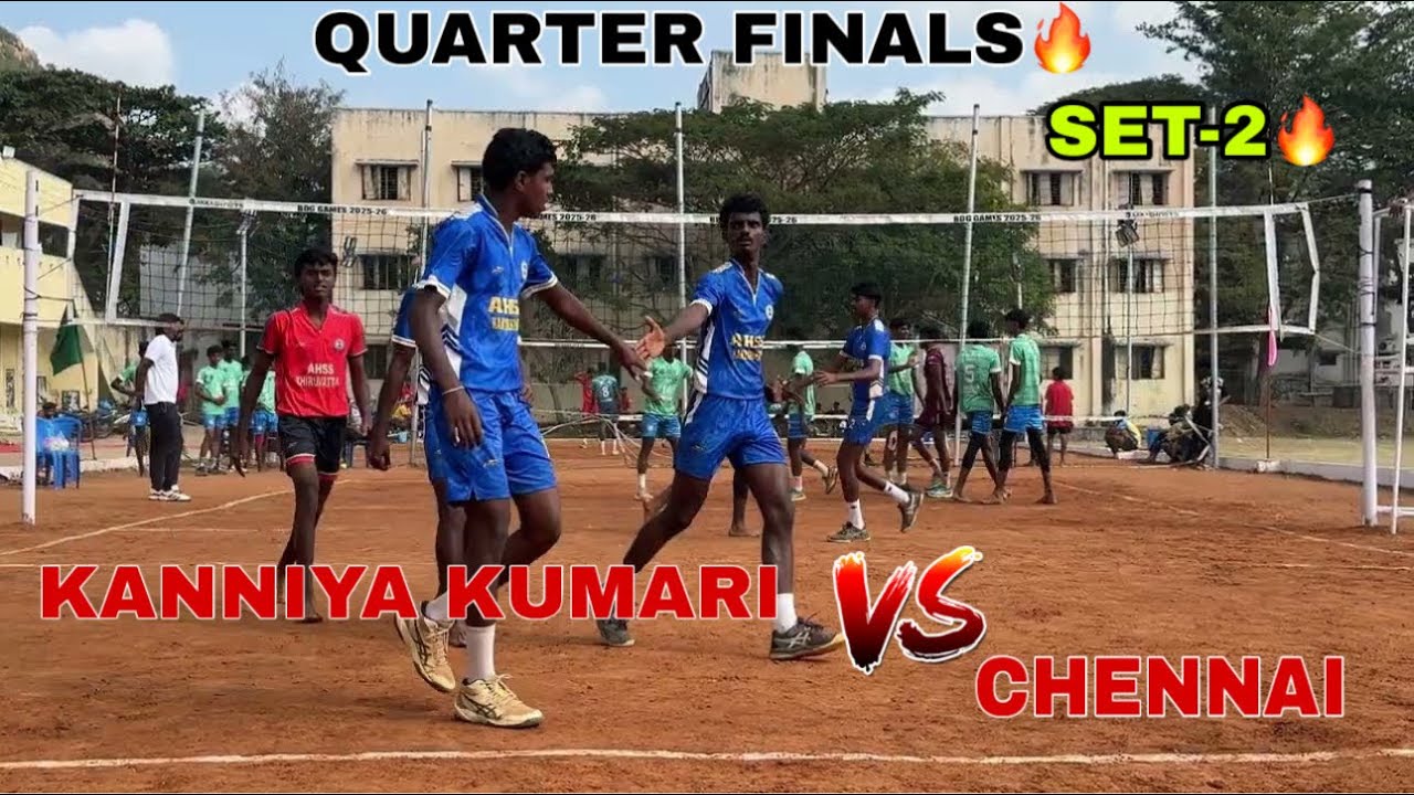 🔥QUARTER FINALS🔥SET-2🔥DON BOSCO CHENNAI (VS) ARUNACHALAM KANNIYAKUMARI @allurvolleyballclub 