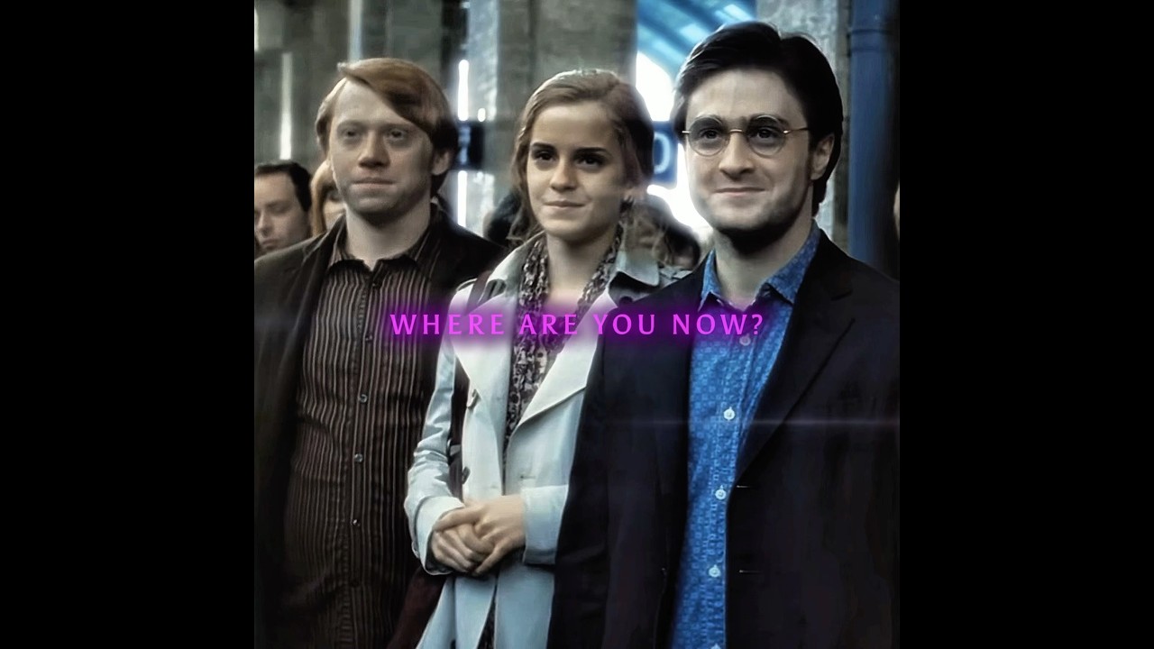 Where are you now? | the golden trio edit | Faded - slowed #recommended #harrypotter #shortsfeed