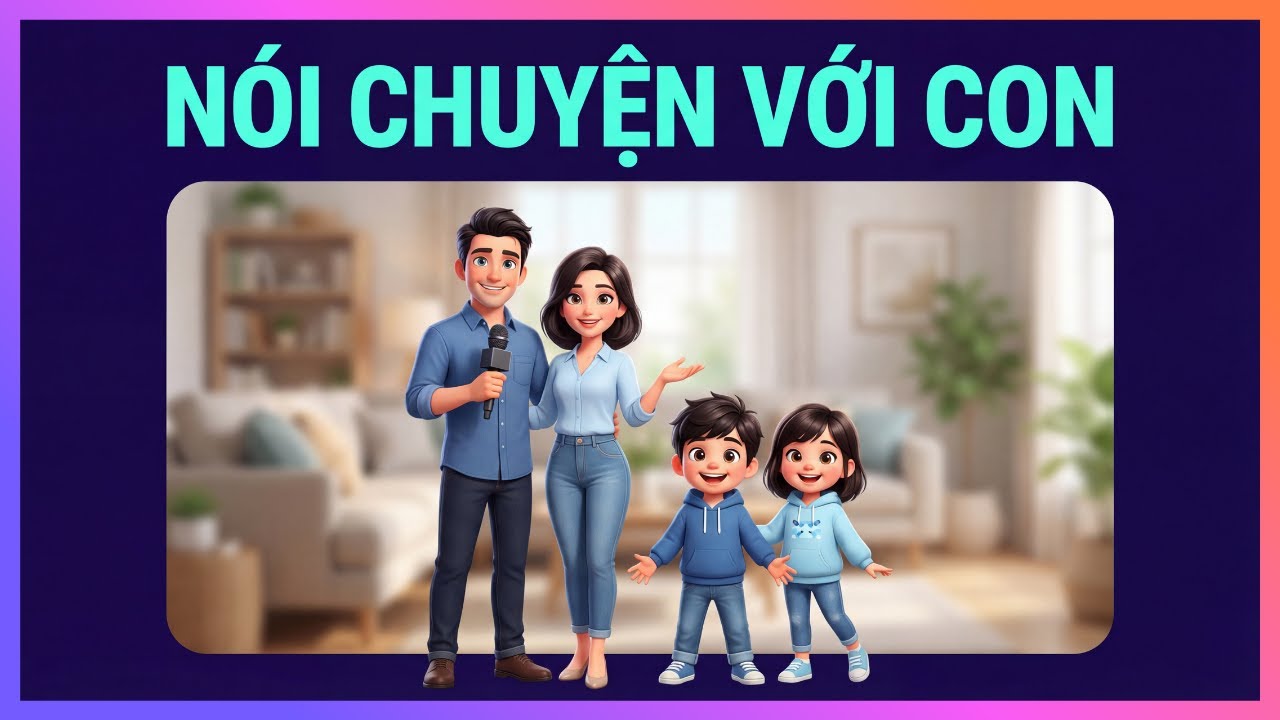 Học Tiếng Anh | Luyện Nói Tiếng Anh Chuẩn Giọng Mỹ | Nói Chuyện Với Con