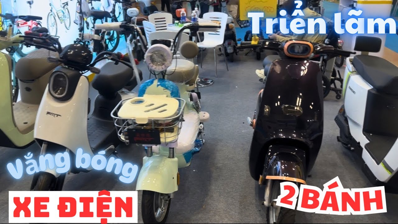 Triển lãm xe 2 bánh lần này Vắng Hóng các hãng xe điện