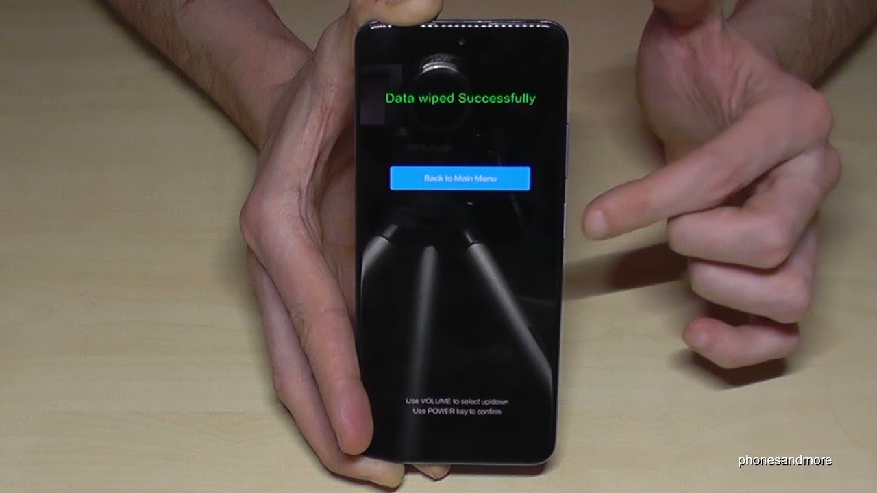Poco Phones: How to make a factory data reset (hardreset) with the buttons?