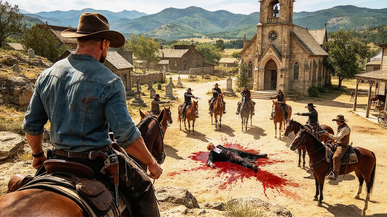 Gangsters Kill an &ldquo;Unimportant&rdquo; Priest, Unaware He&rsquo;s a Top Cowboy&rsquo;s Beloved Family! | Western