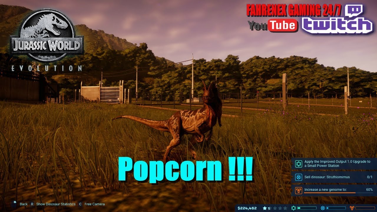 Jurassic World Evolution - Popcorn !!!