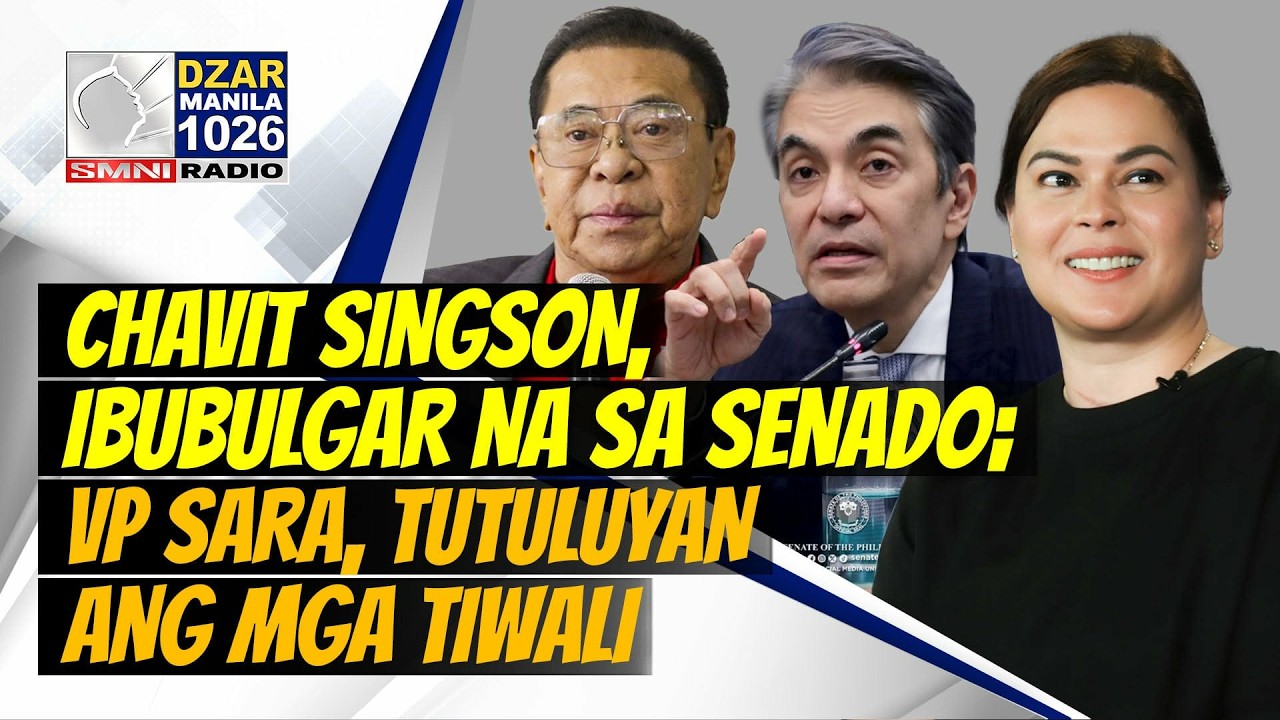 MakiAlam: MGA NALALAMAN, IBUBULGAR na ni Chavit Singson sa Senado; VP Sara, TUTULUYAN ang mga tiwali