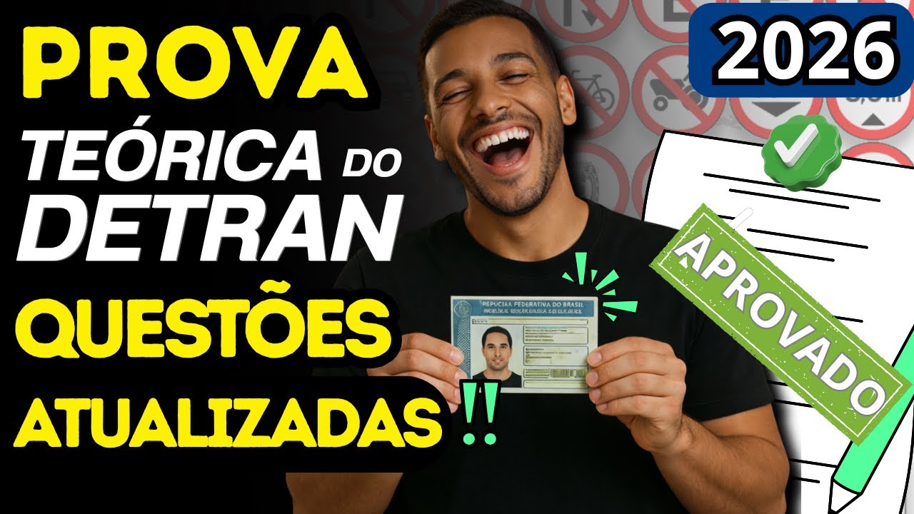 QUESTÕES QUE MAIS CAEM no EXAME TEÓRICO 2025 (COMENTADAS) | CNH