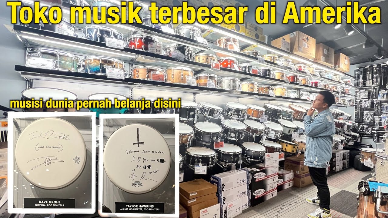 Semua musisi dunia pernah kesini! Inilah toko musik terbesar di Amerika