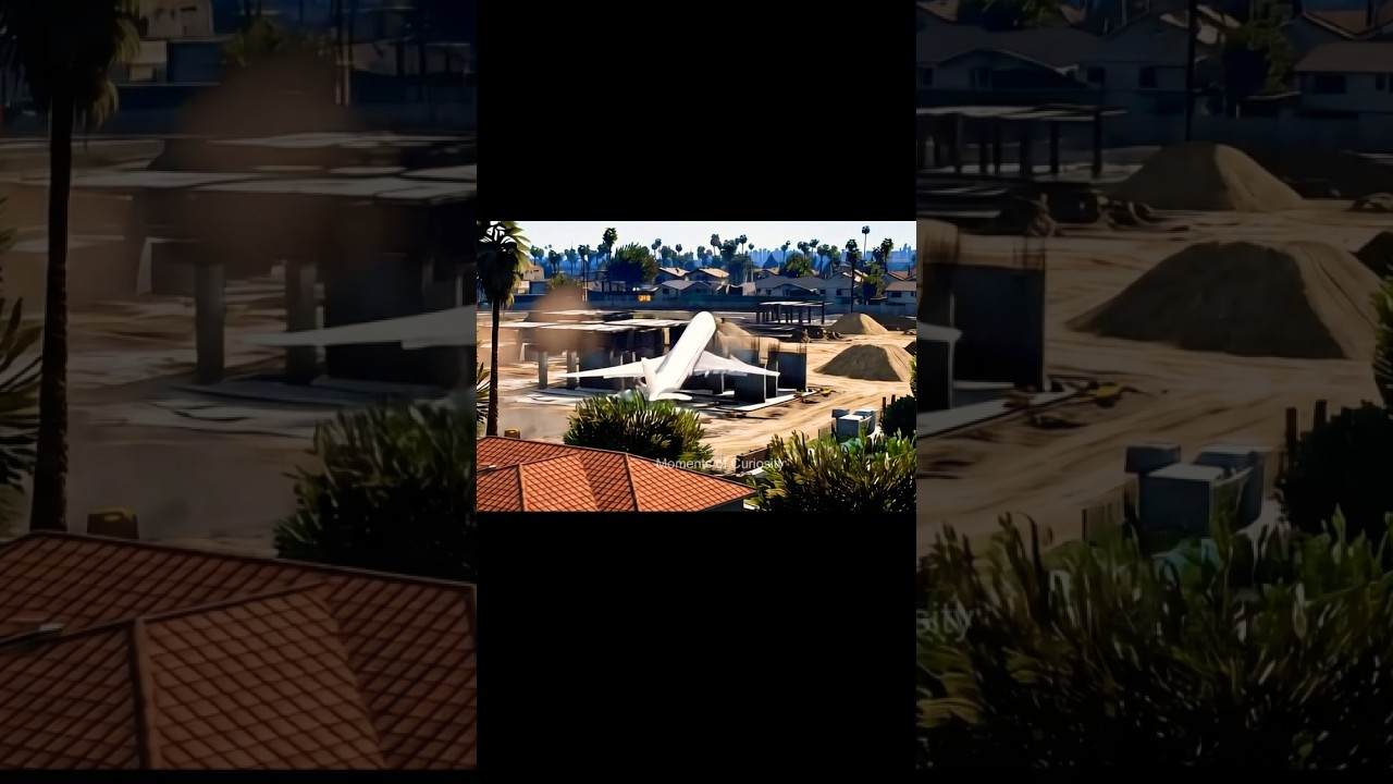 The Jetliner crashes into buildings near airport 🛬💥 #airplane #jetliners