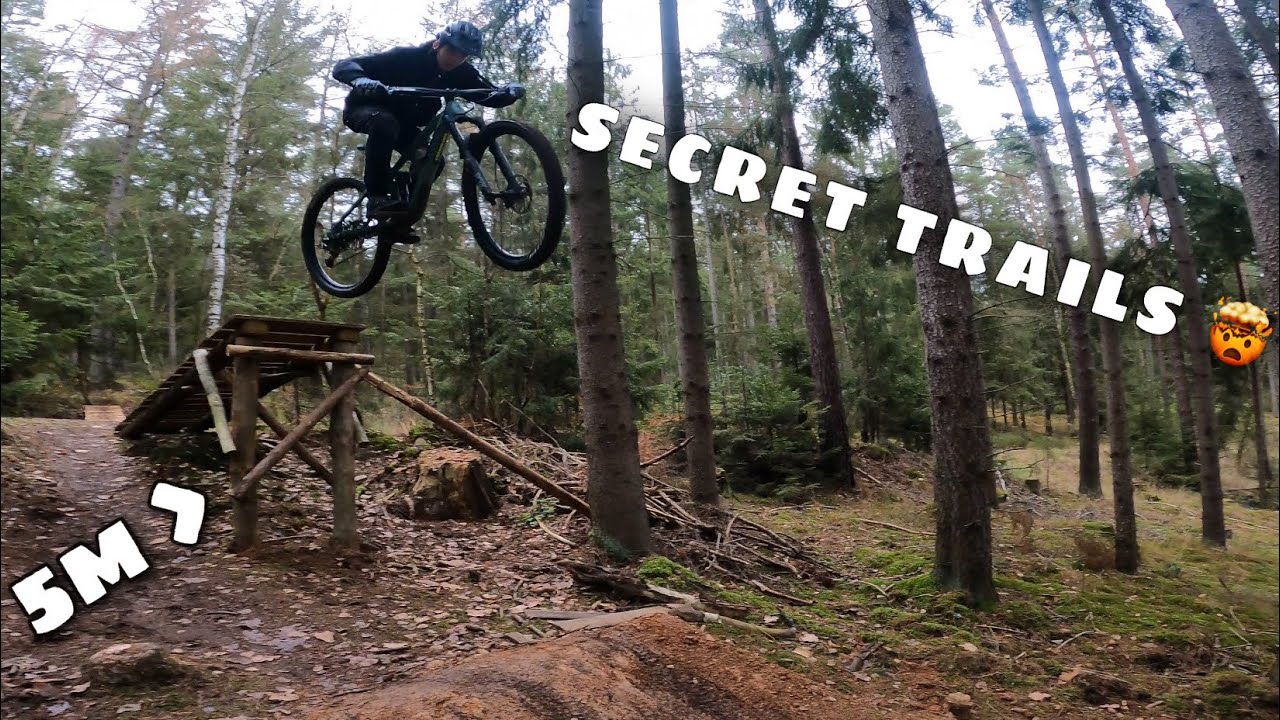 Krasse Trails Wilde jump lines (Mtb am Stausee) big Drop