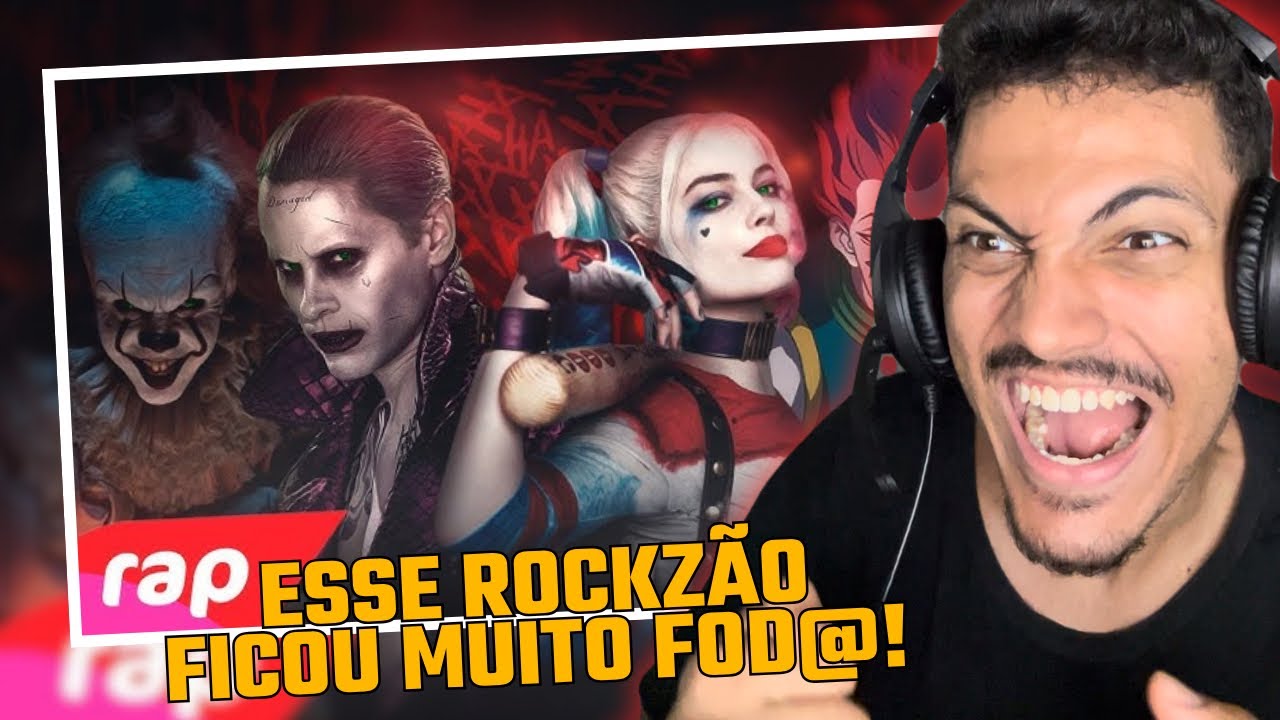DÃO REAGE: Rap do Coringa, Arlequina, Hisoka e Pennywise - CIRCO DOS HORRORES 2 | NERD HITS