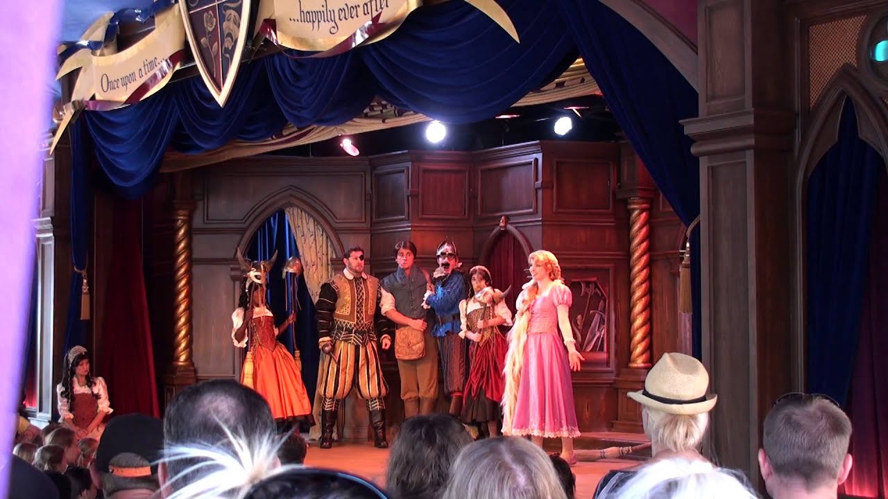 Rapunzel and Flynn Rider "Tangled" show HD at Disneyland Resort, Anaheim, California May 2013