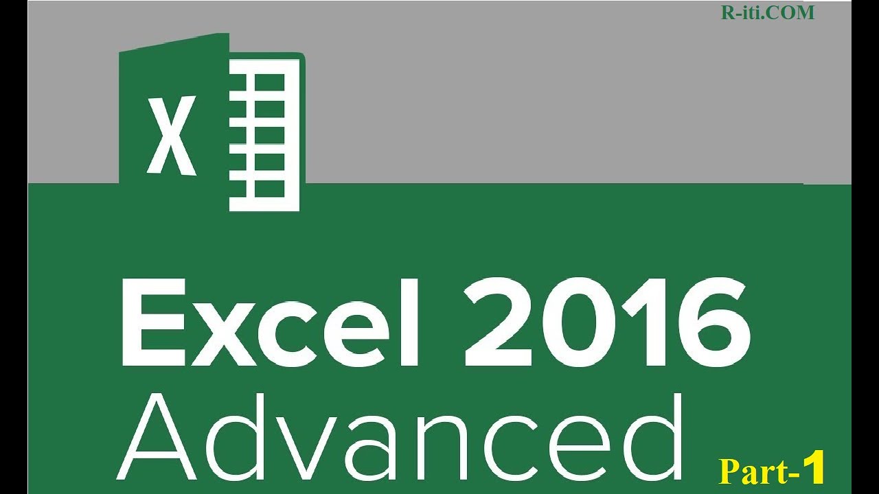 Advance Excel Course || Excel Beginner Part 1 || Download Excel Notes ||  R-ITI.Com || Rajesh Sir