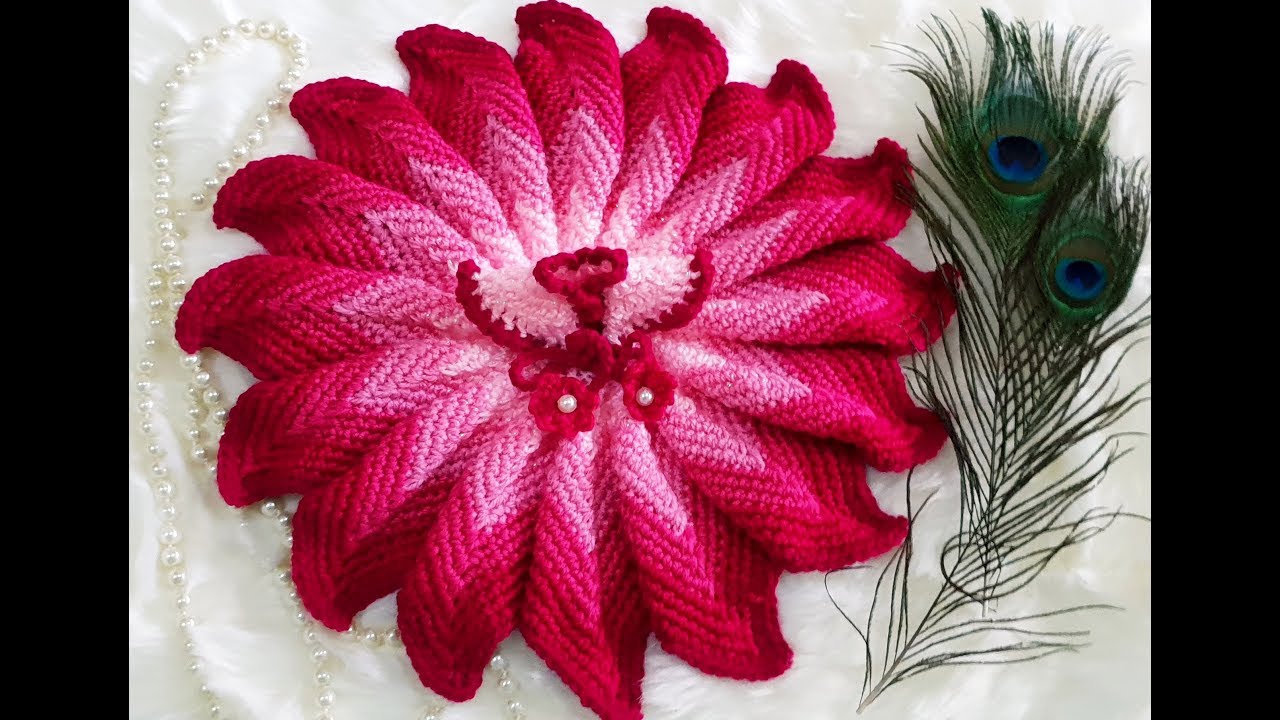How to Make Daisy Flower Crochet Dress for Kanhaji | Laddu Gopal Dress| Bal Gopal
