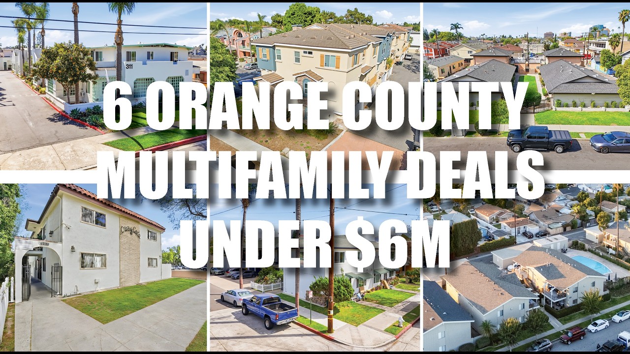 6 Orange County Multifamily Properties Under $6M | Apartment Buildings for Sale 2026