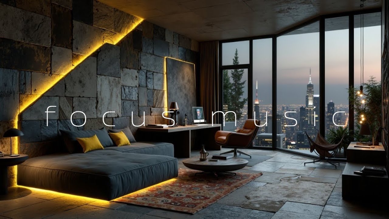 Deep Work Music - Boost Focus & Productivity with Urban Twilight Chillout Beats