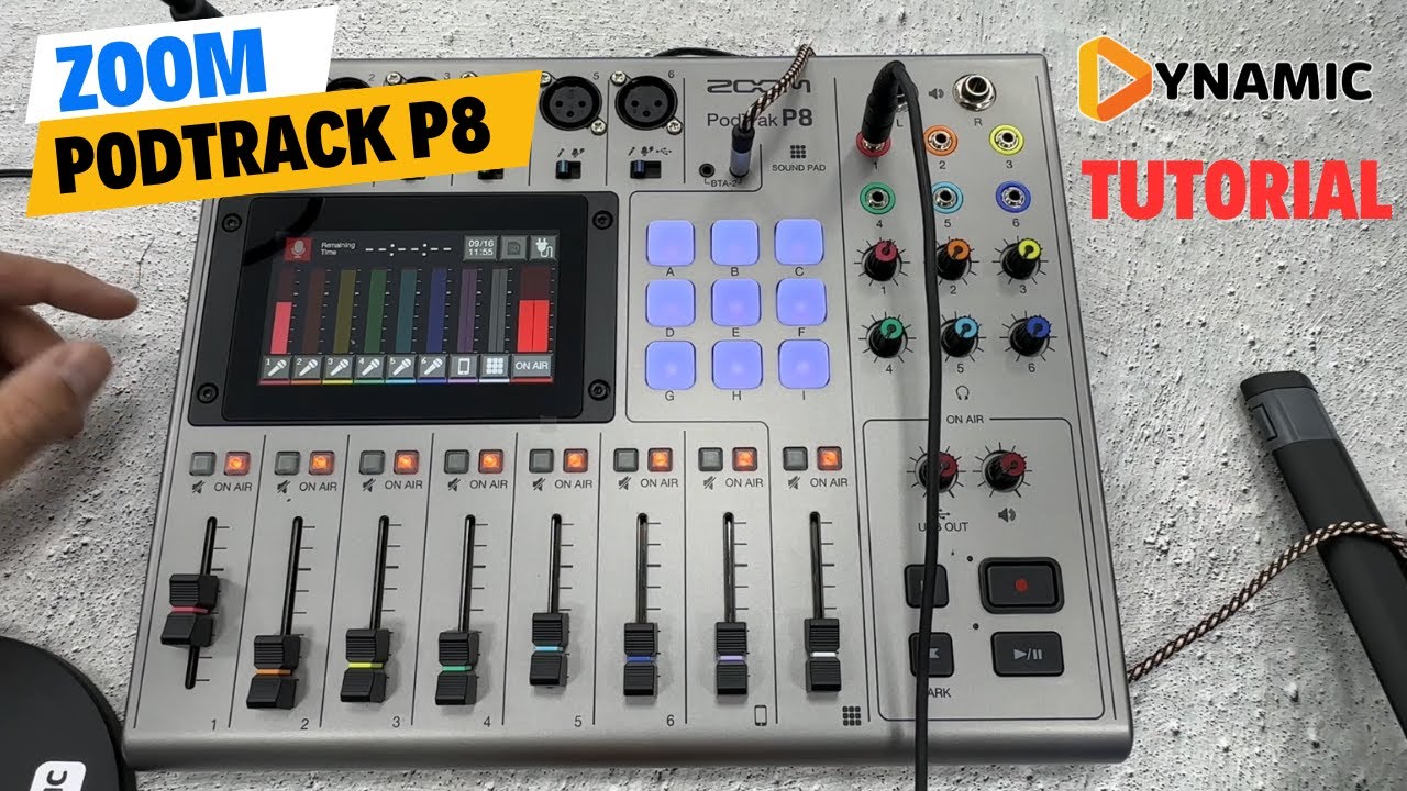 Tutorial Zoom Podtrak P8 lleva tu podcast a otro nivel