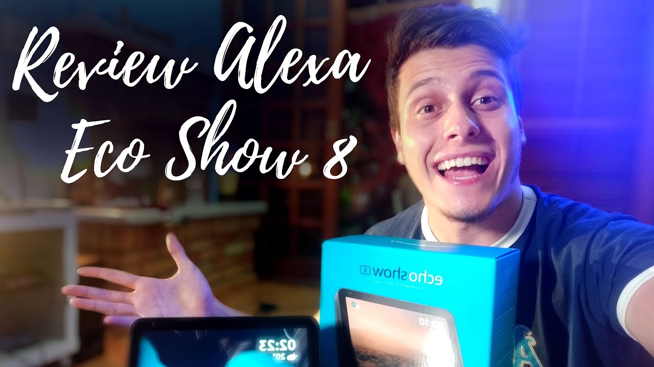 Review Alexa Eco show 8  - Como mexer, funções e dicas na Amazon