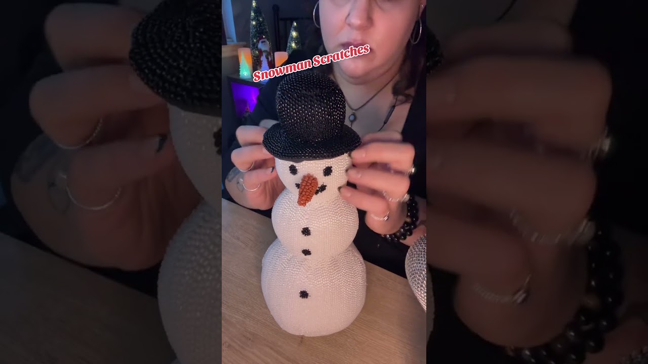 Beaded Snowman Scratches 