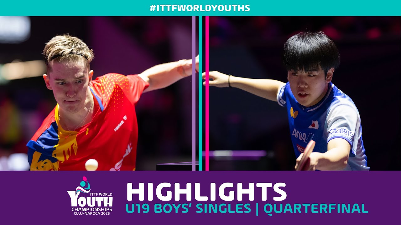 Iulian Chirita vs Kazuki Yoshiyama | U19 BS - QF | #ITTFWorldYouths 2025
