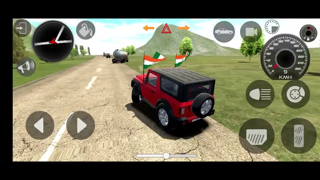 Dollar (Song) Modified Mahindra Thar👿 || Indian Cars Simulator 3D Game || Android Gameplayकाजल 