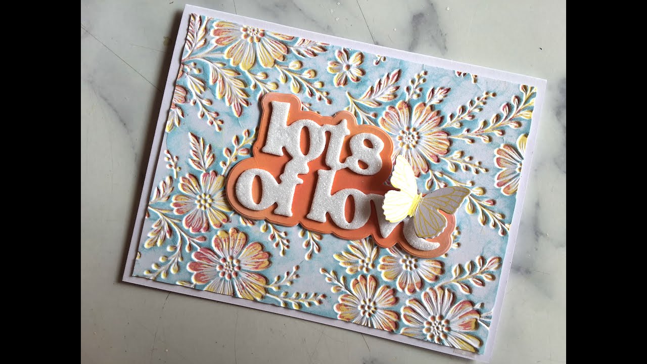 Reverse 3D Embossing Folder Technique