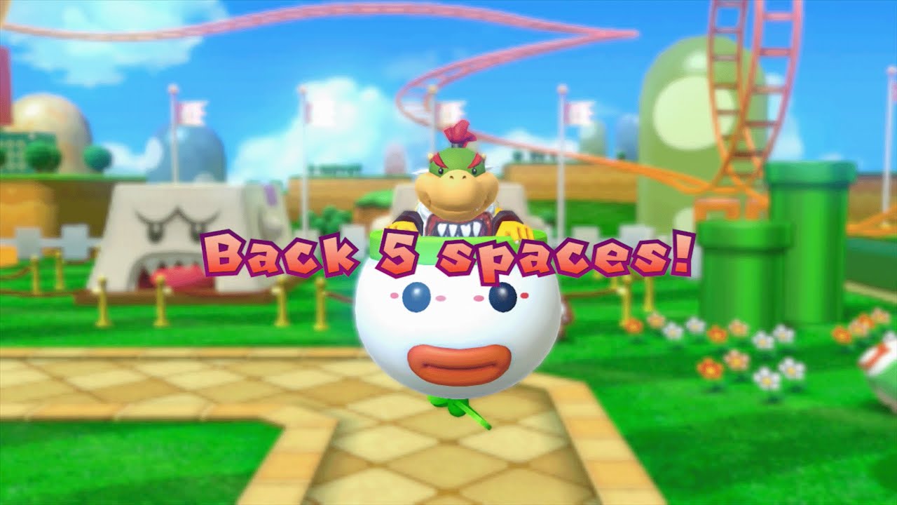 Mario Party 10 - Mario vs Luigi vs Yoshi vs Donkey Kong vs Bowser - Mushroom Park