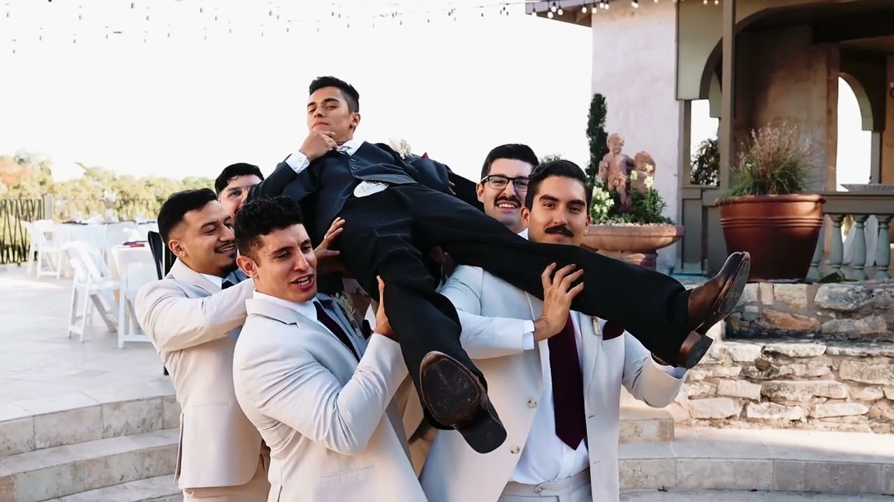 The Wedding Party Was Amazing - Super Fun Wedding at Villa Antonia in Jonestown Texas