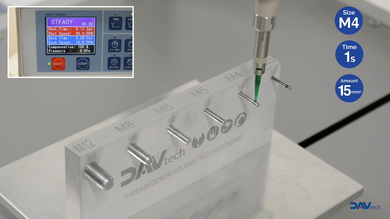 PCP 015 Dosatura volumetrica colla anaerobica Loctite 648 | Anaerobic glue volumetric dispensing