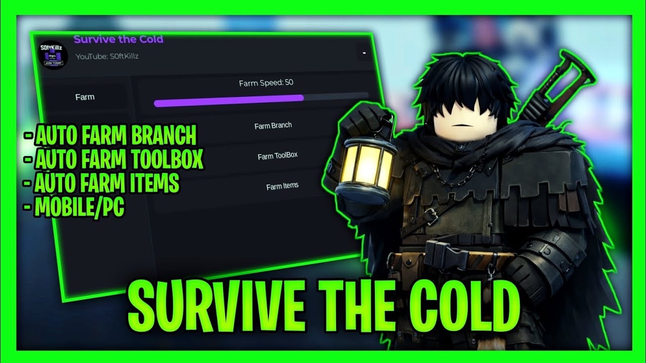 *NEW* Survive The Cold Script - Auto Farm Branch, Toolbox And Items 