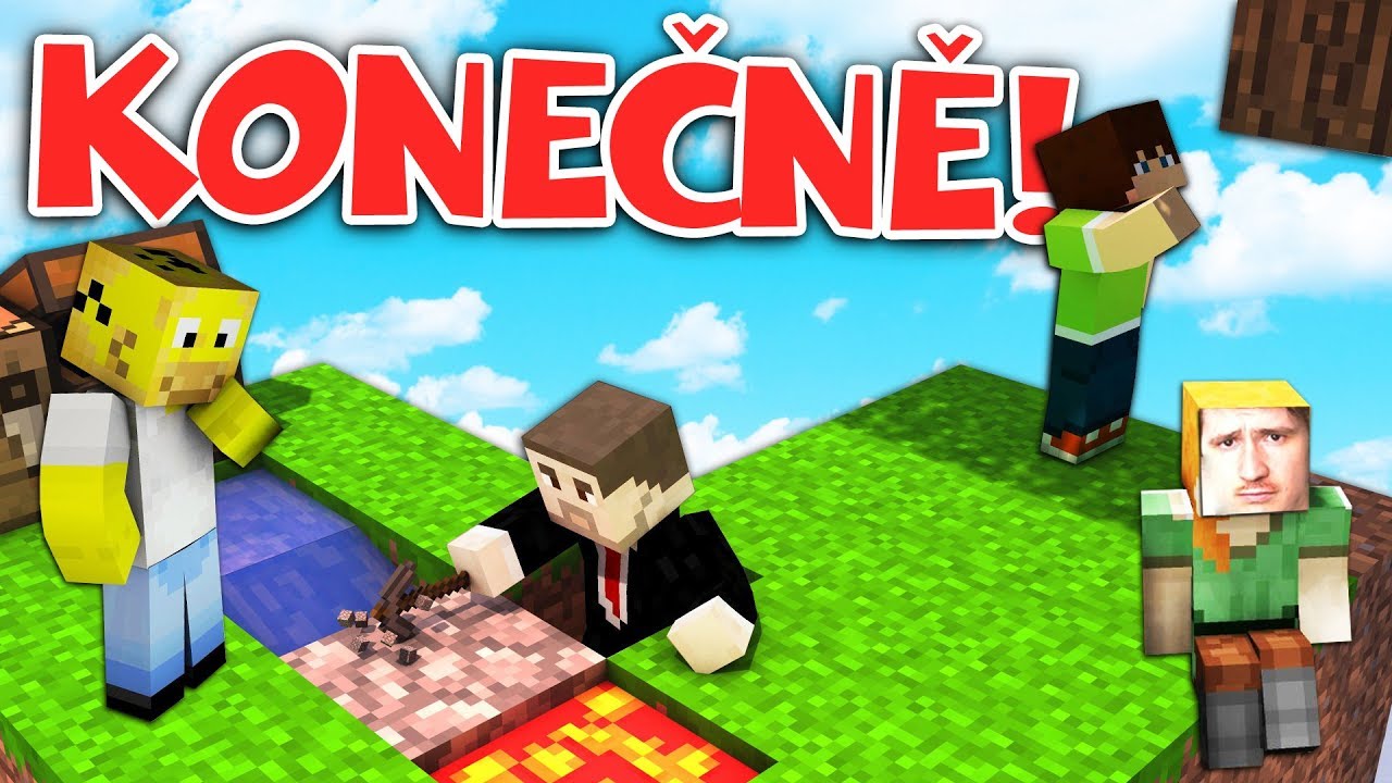 NEJLEPŠÍ COBBLE GENERÁTOR?! | SkyBlock #2 w/ MenT, Bax, Wedry