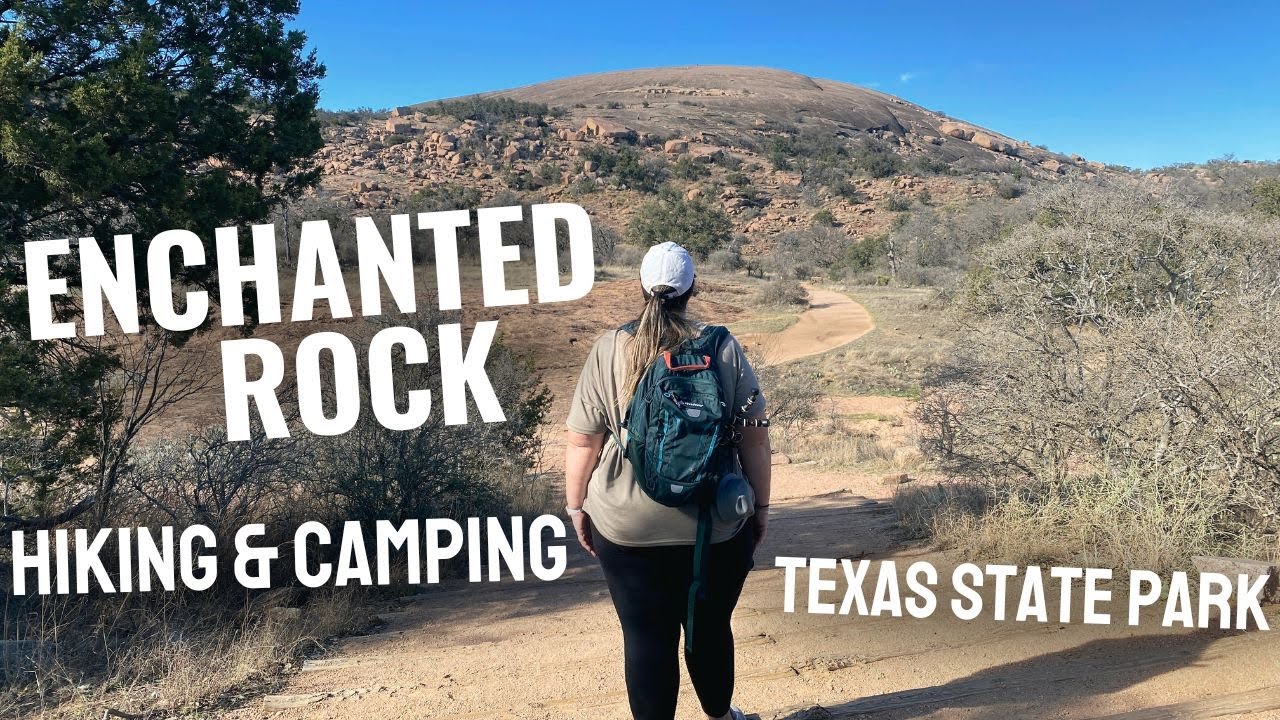 Hiking and Camping at Enchanted Rock Texas State Park #texas