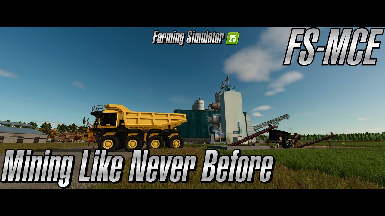 FS25 MCE | New version Stonecrusher & Riversand Cleaner (how it works) | New MOD WTW220E Dumper