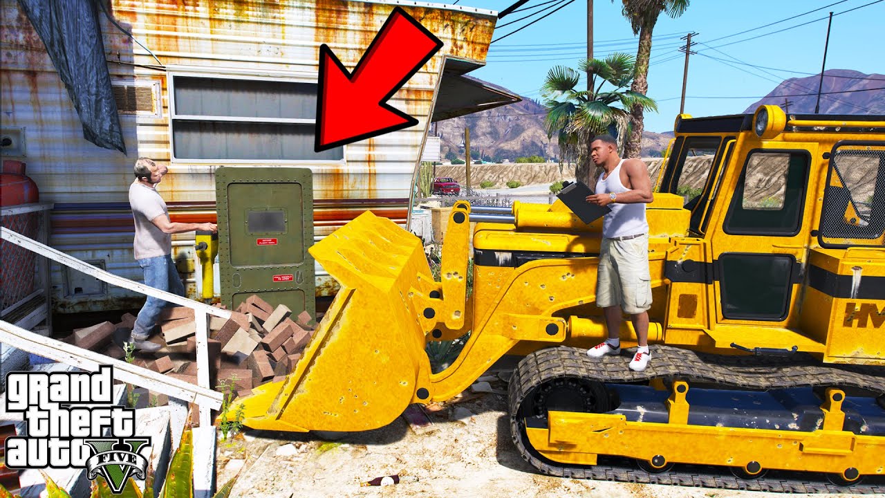 Franklin Went Inside Trevor's Secret House in GTA 5 | SHINCHAN and CHOP