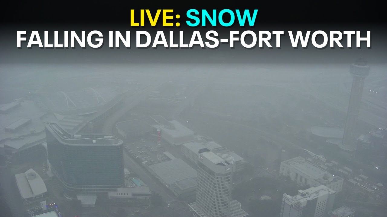 LIVE: Dallas-Fort Worth cameras as snow, wintry mix fall