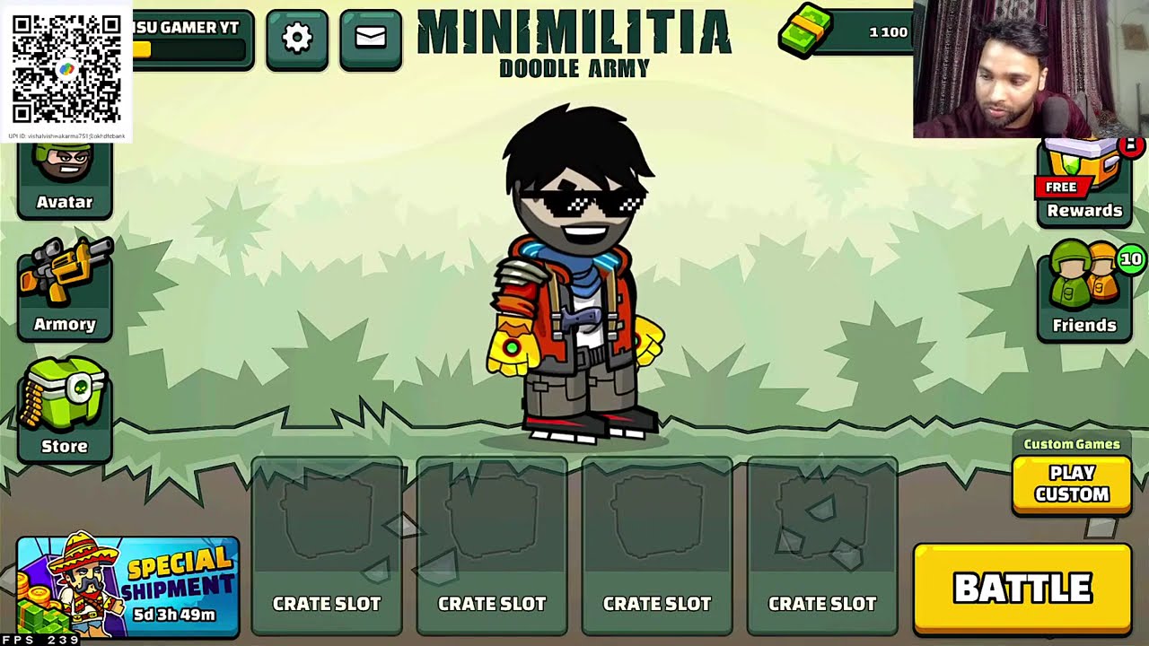mini militia live kal aaha battle pass # 13