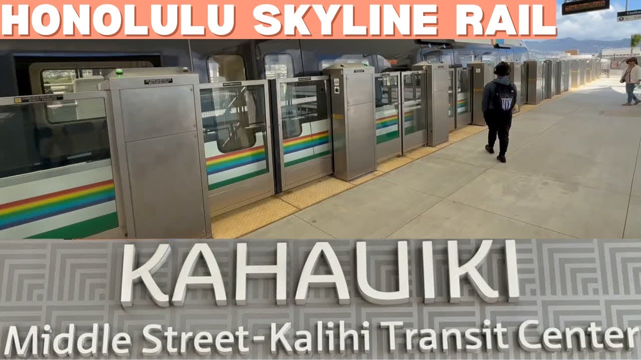 10/16/25 Honolulu Skyline Rail Phase 2, Four New Stops From Aloha Stadium to Middle Street, Hawaii.