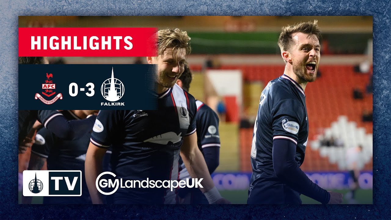 Highlights | Airdrieonians 0-3 Falkirk | Bairns return to winning ways with dominant win in Airdrie.